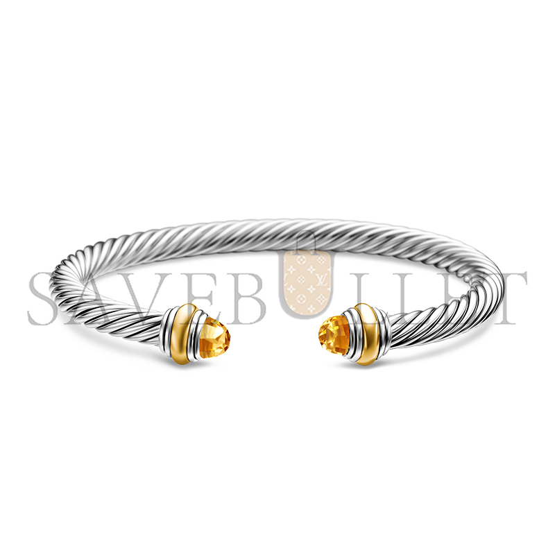 dau1d Yvrm*n classic cable bracelet 5mm b12381 s4aci